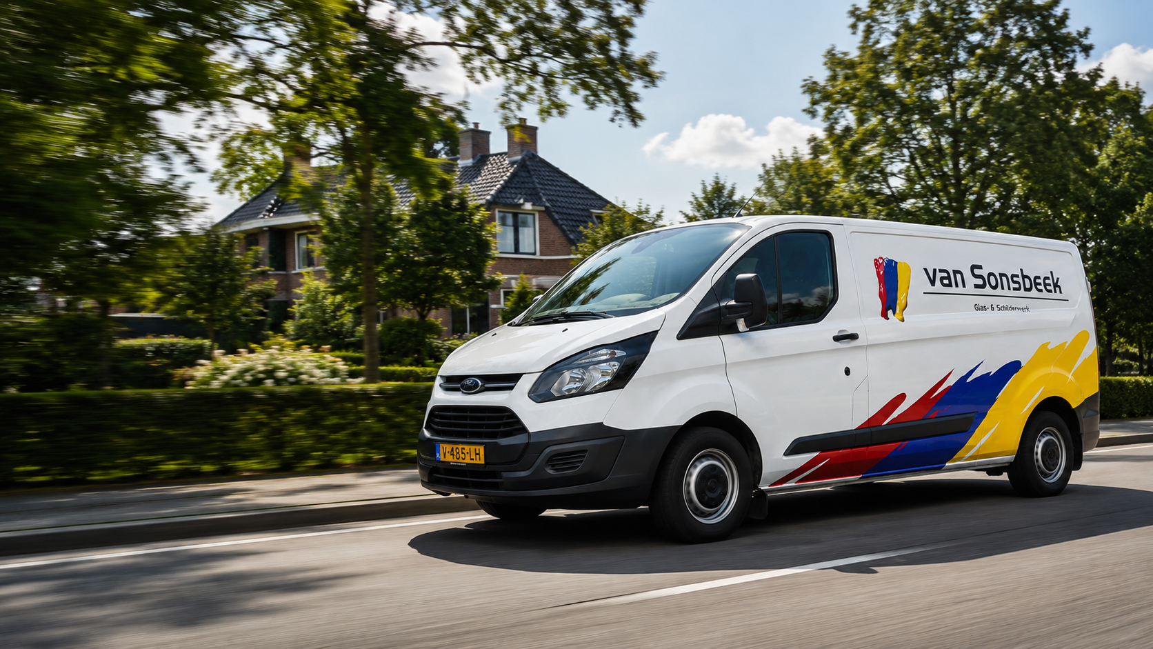 Van Sonsbeek Glas & Schilderwerk aan het werk